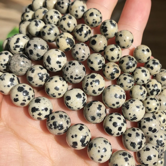 Perles Rondes - Jaspe Dalmatien