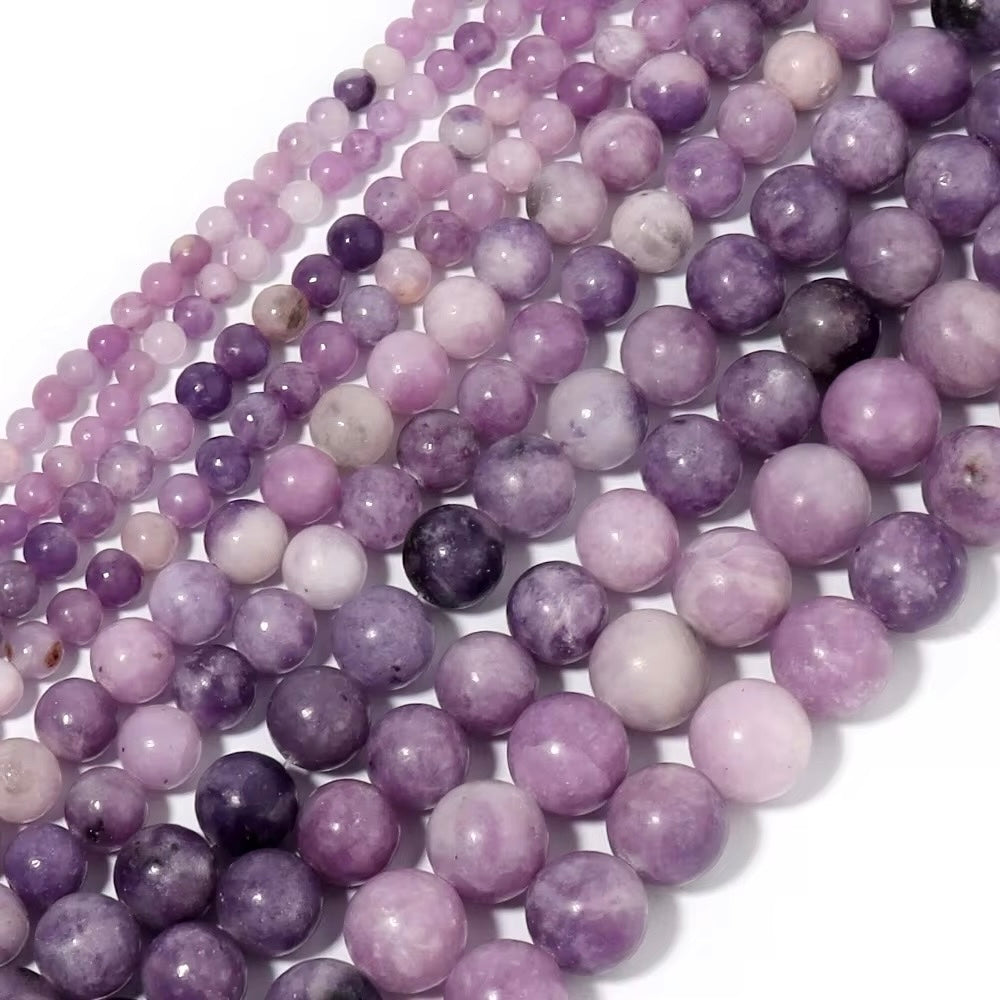 Perles rondes - Lepidolite