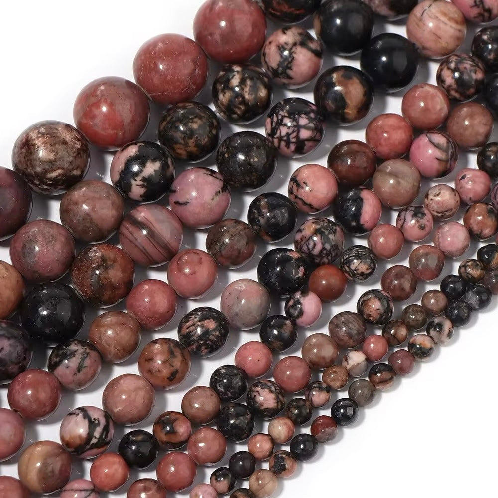 Perles Rondes - Rhodonite