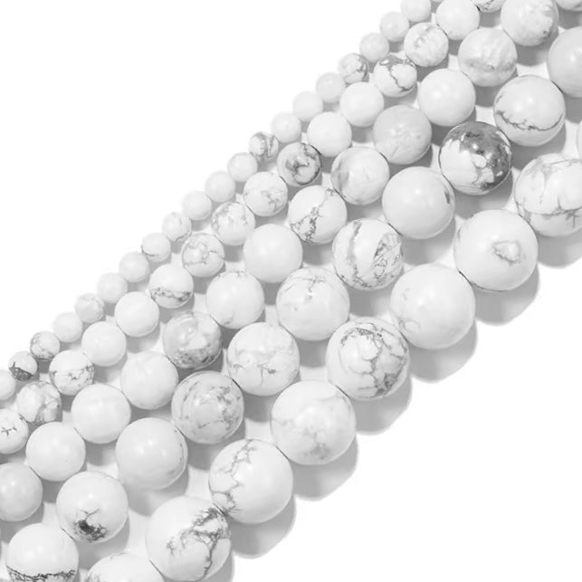 Perles Rondes - Howlite