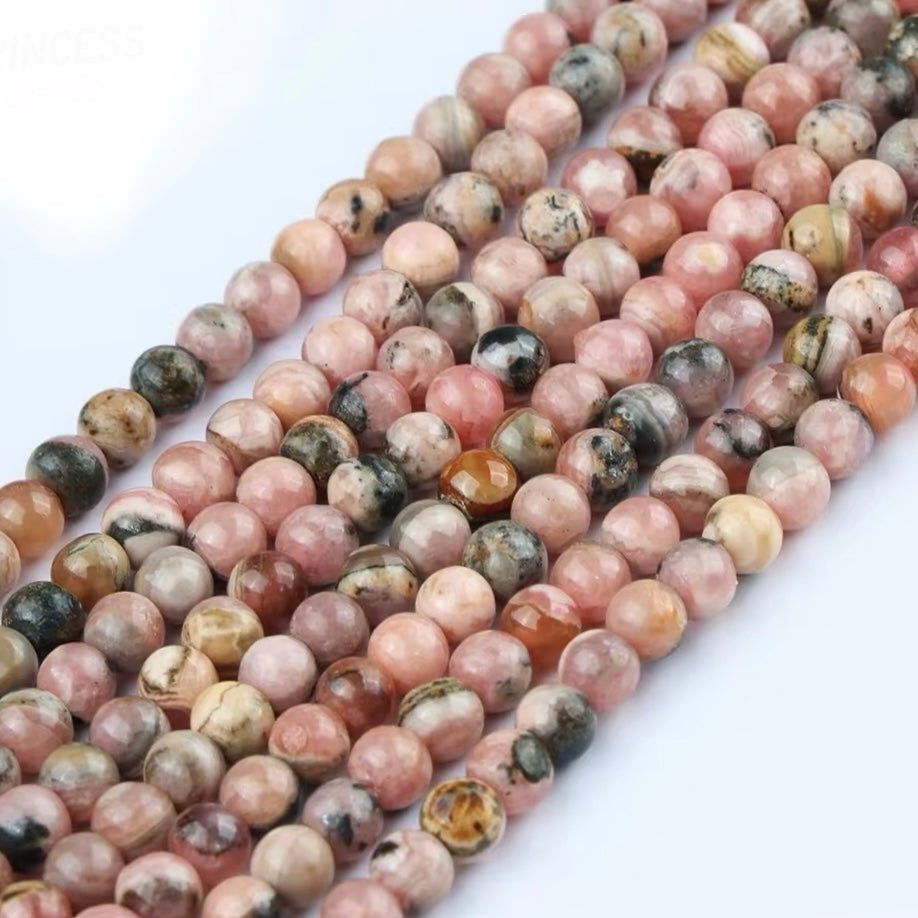 Perles Rondes - Rhodochrosite