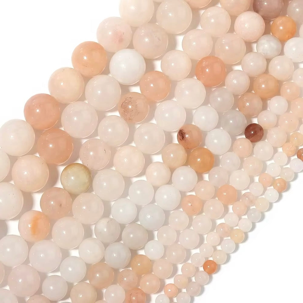 Perles Rondes - Aventurine Rose