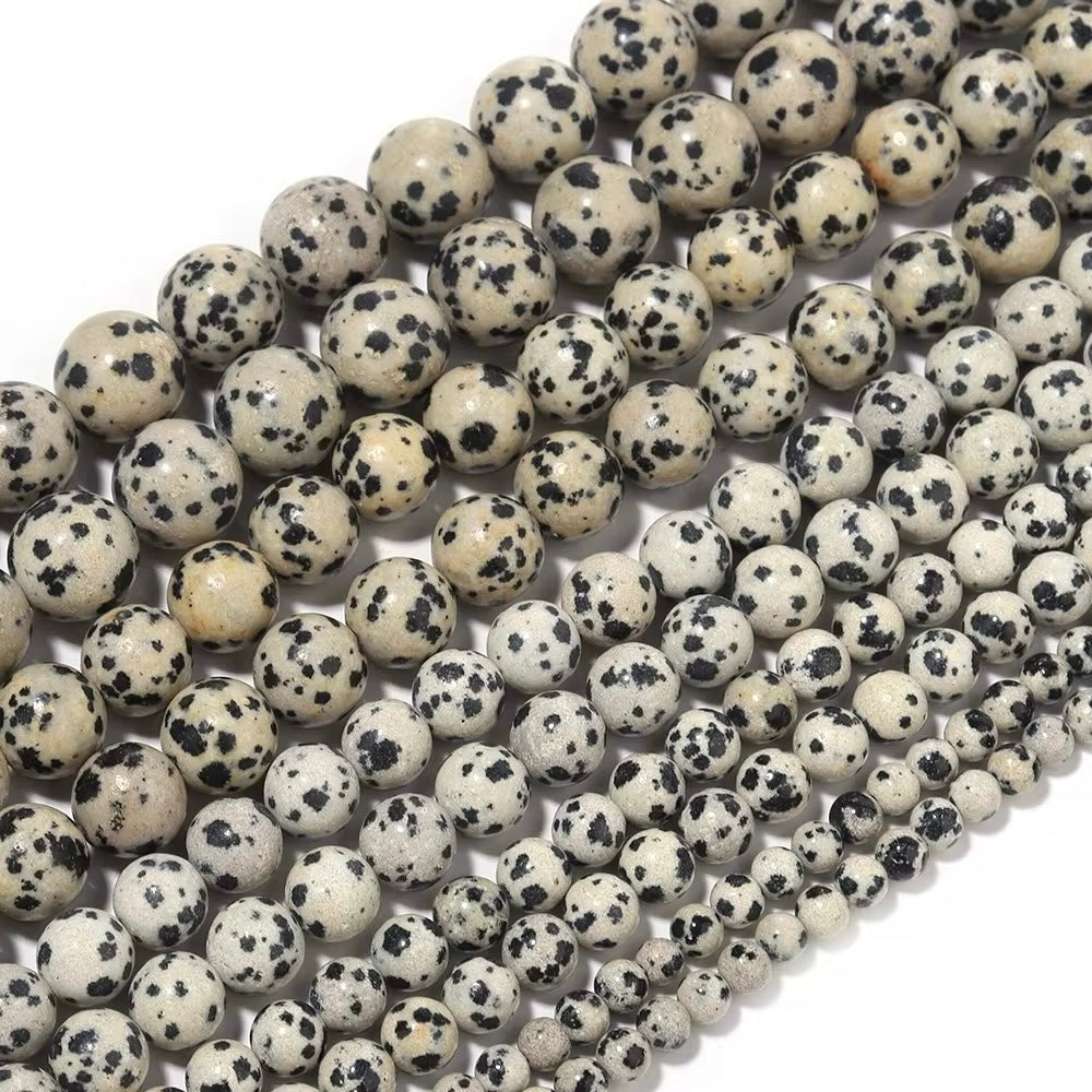 Perles Rondes - Jaspe Dalmatien