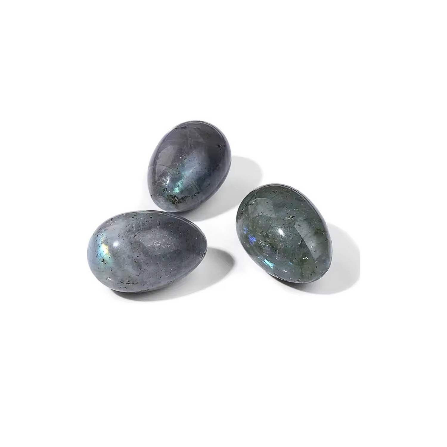 Lot Œufs Minérales • Labradorite x2