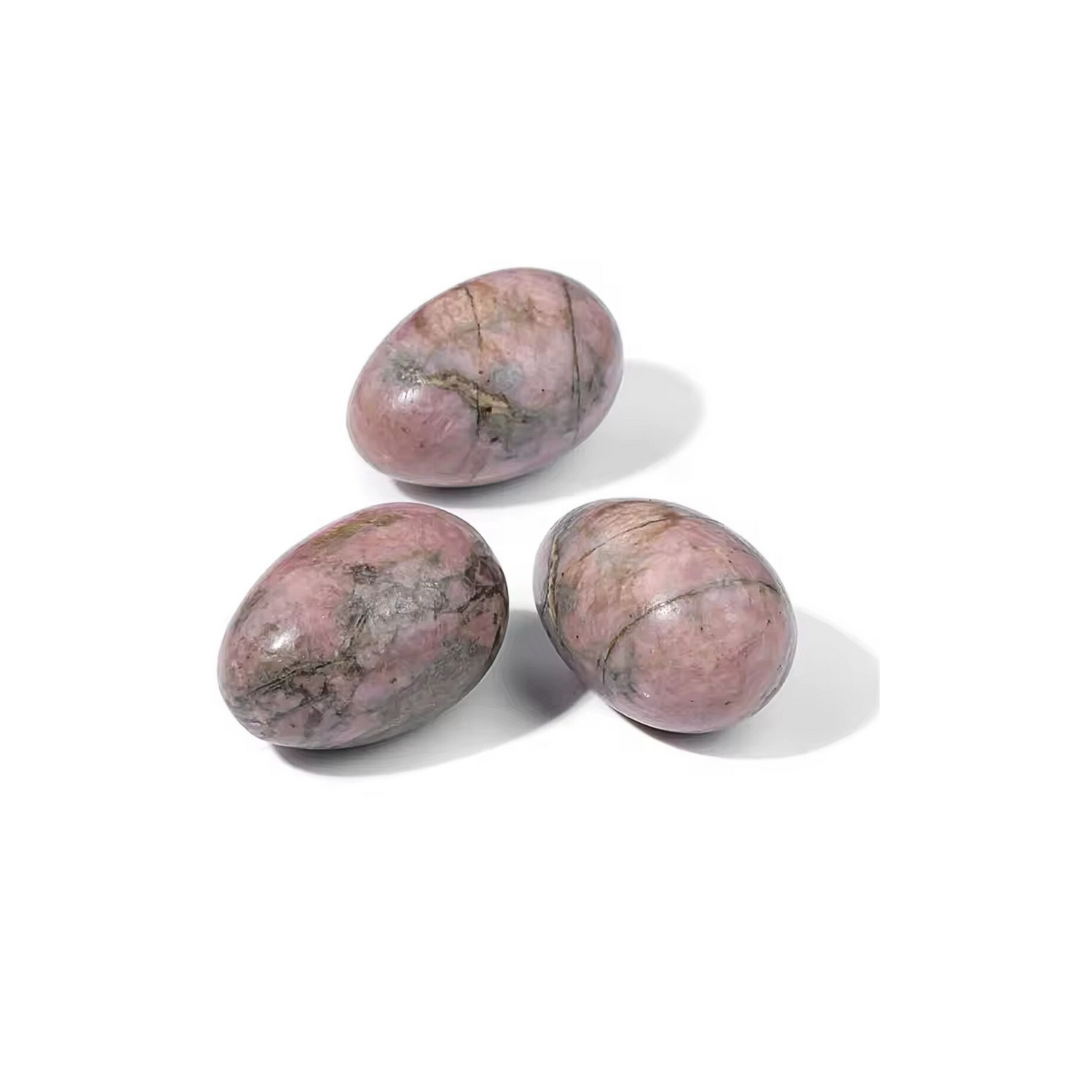 Lot Œufs Minérales • Rhodonite x2