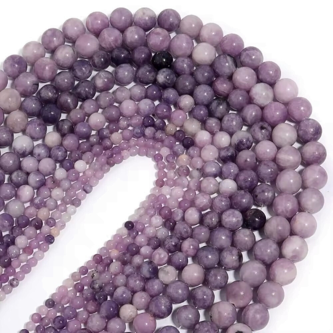 Perles rondes • Lepidolite