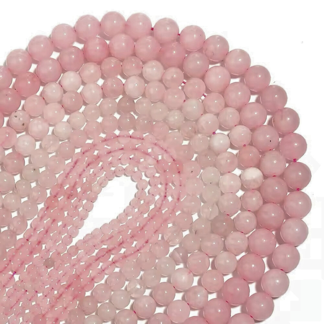 Perles Rondes • Quartz Rose