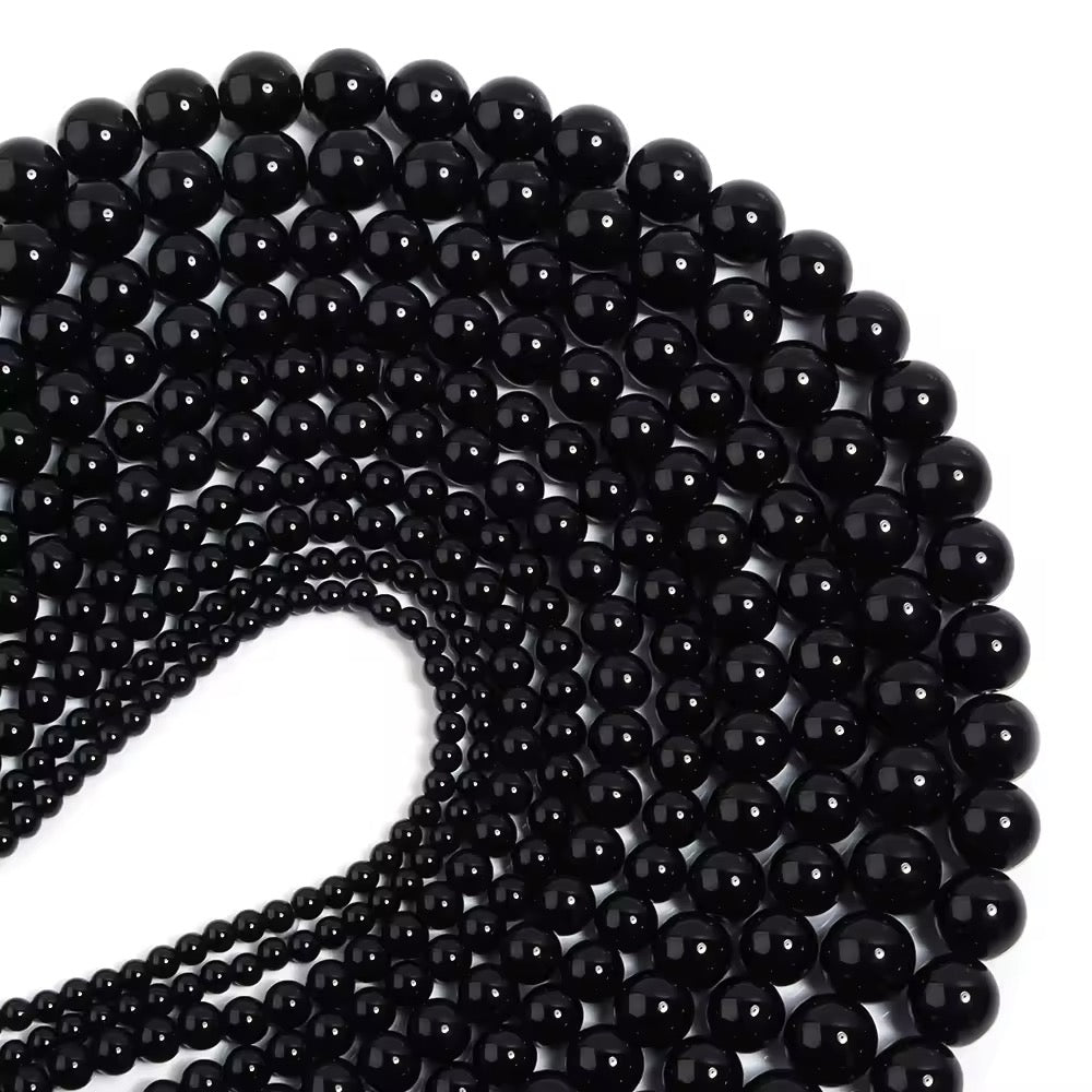 Perles Rondes • Onyx Noir