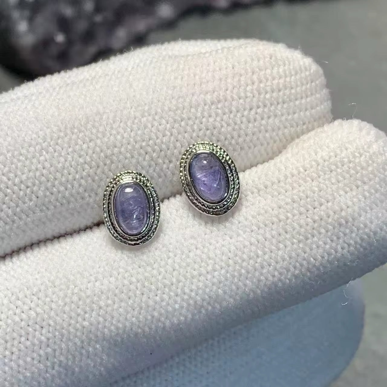 Boucles d’Oreille • Tanzanite