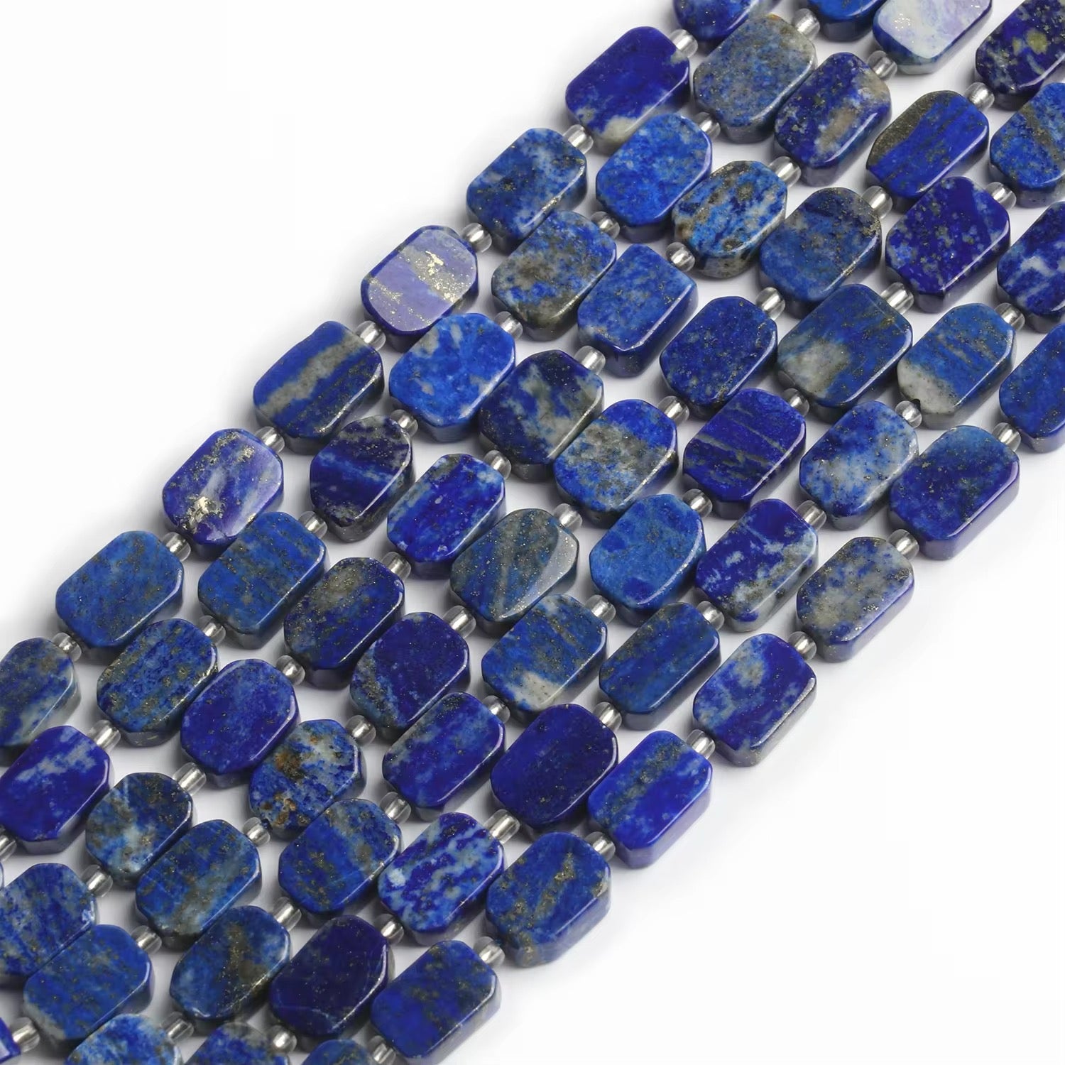 Perles Rectangulaires - Lapis Lazuli