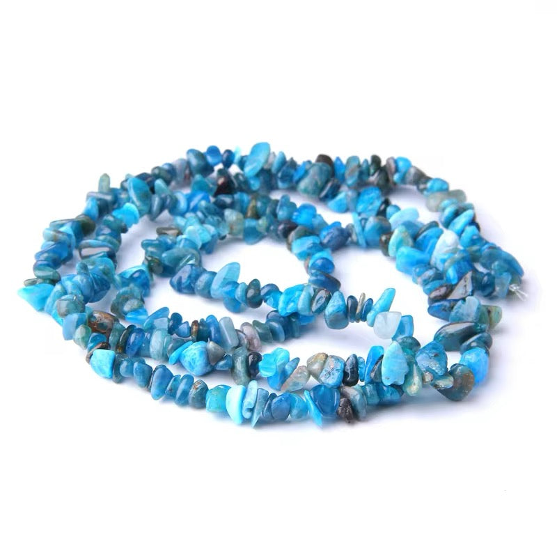 Perles Baroques - Apatite Bleue