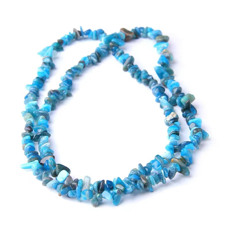 Perles Baroques - Apatite Bleue