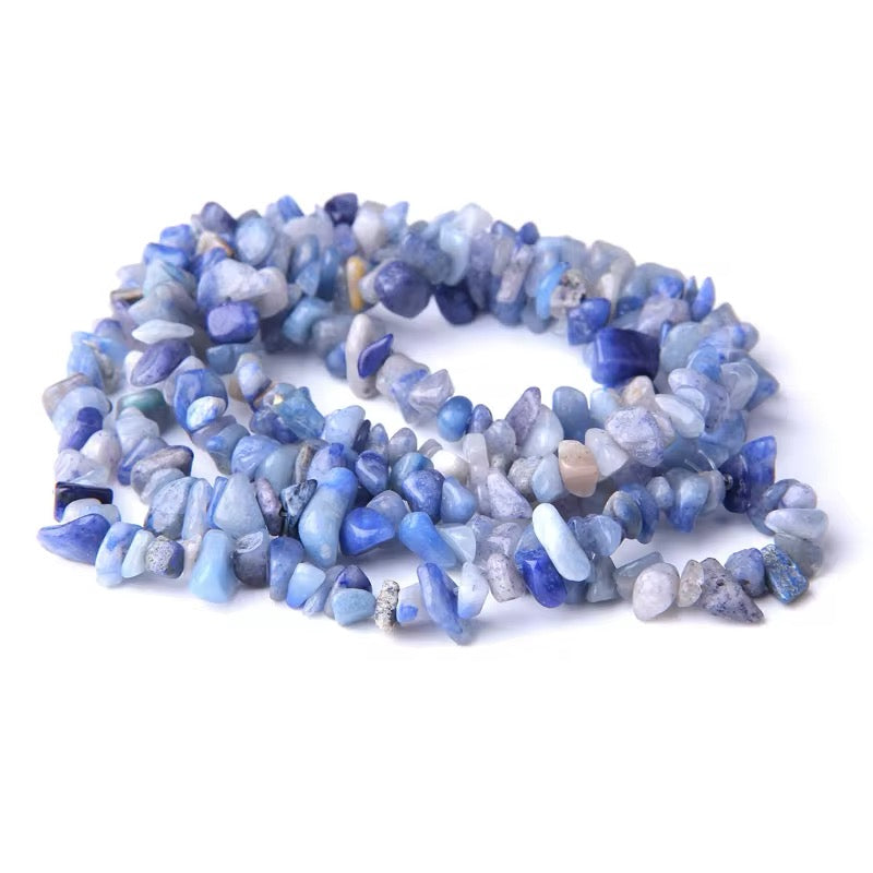 Perles Baroques - Aventurine Bleue