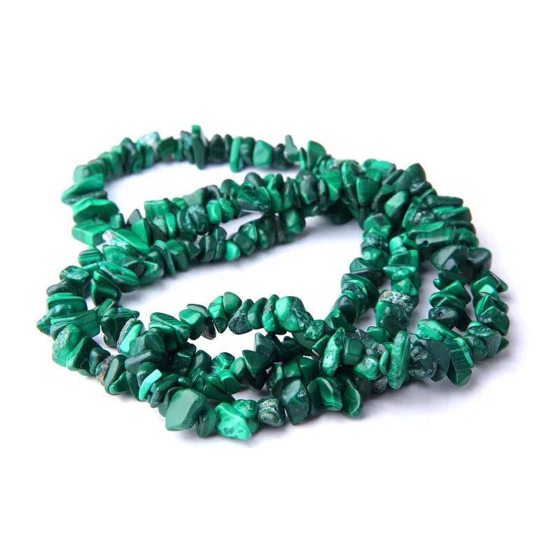 Perles Baroques - Malachite