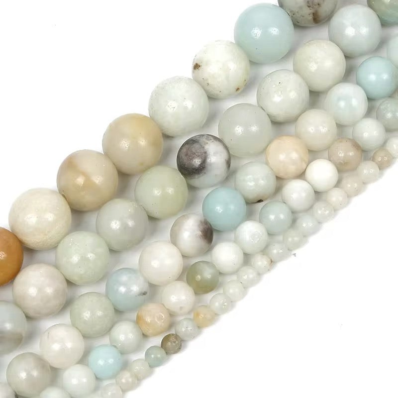 Perles Rondes - Amazonite