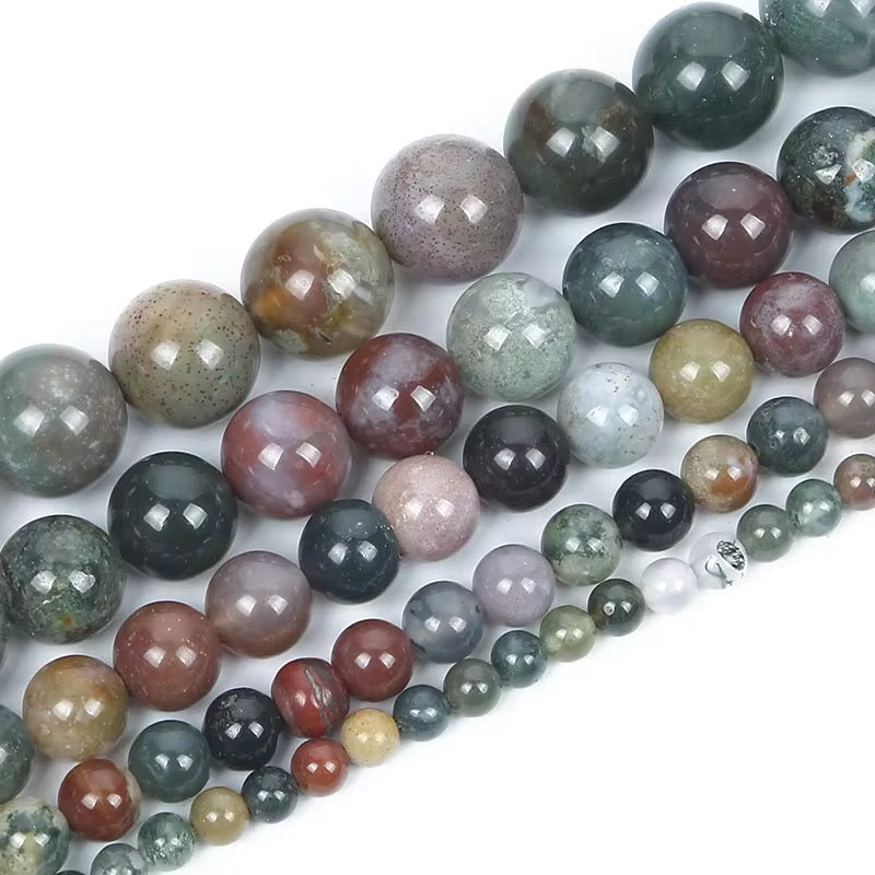 Perles Rondes - Agate Indienne