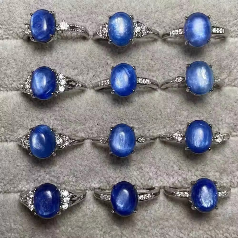 Lot Bagues - Kyanite x5