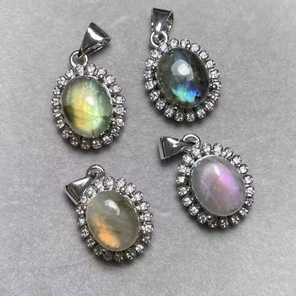 Lot Pendentifs • Labradorite x4