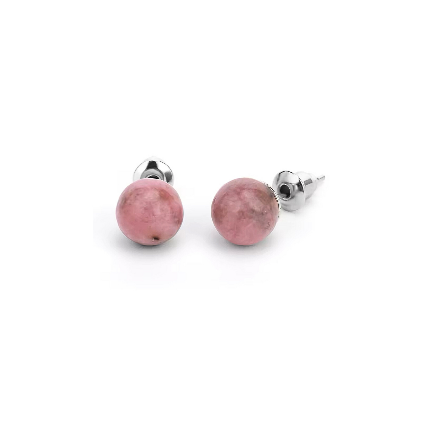 Lot Puces d’Oreille • Rhodonite x3