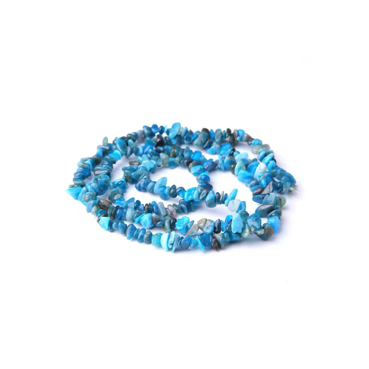 Perles Baroques • Apatite Bleue